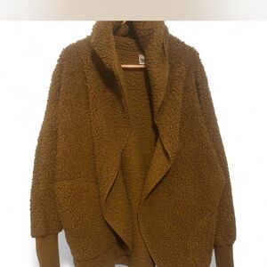 Warm Brown Teddy Jacket